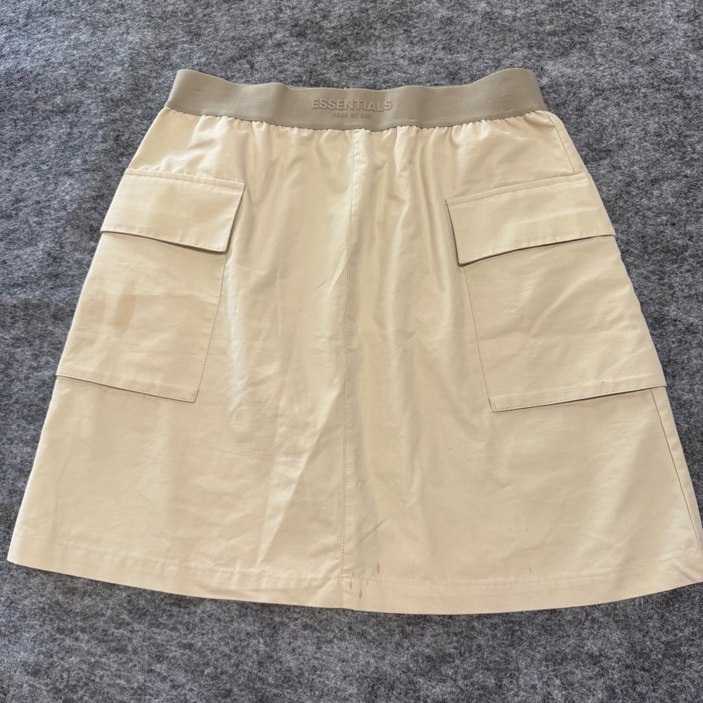 Essentials Fear of God Two Toned Elastic Waistband High Rise Mini Skirt